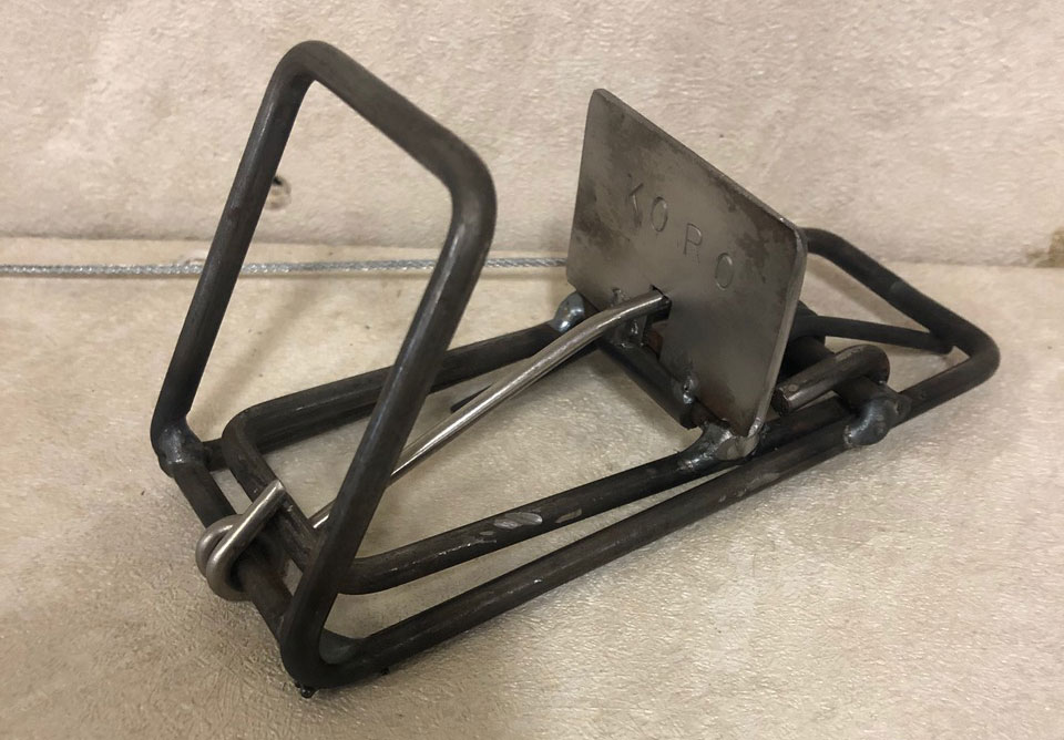 Koro Pocket Gopher Trap - specialized humane pocket gopher trap by Liberty Laser